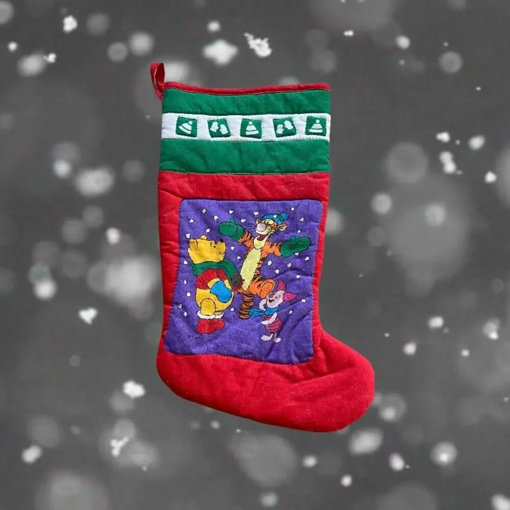 Disney Winnie the Pooh, Tigger, and Piglet Holiday Stocking